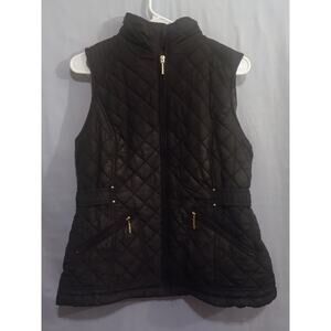 Weatherproof Black Quilted Vest